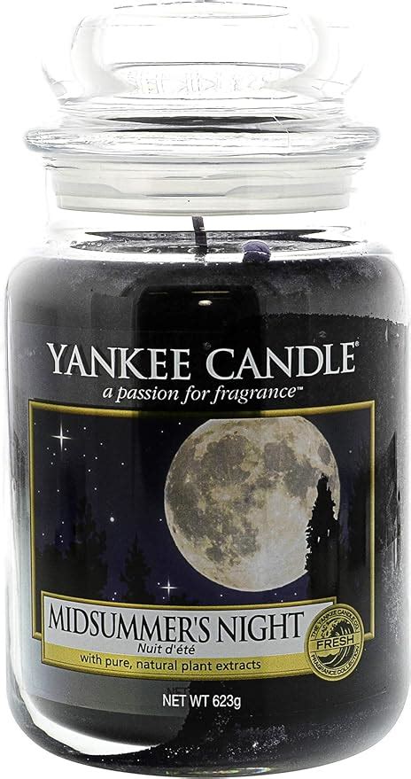 Amazon De Yankee Candle Duftkerze Midsummer S Night Kerze Mit