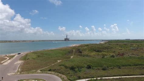 Aerial Footage Of Charlies Pasture Port Aransas Texas Youtube