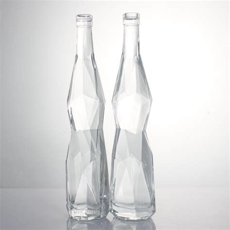 Custom 700ml 750ml 1l High Flint Special Crystal Vodka Glass Bottle For Liquor China Vodka