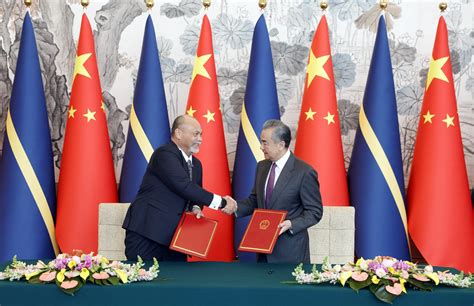 Nauru, China sign joint communique restoring diplomatic relations | PINA