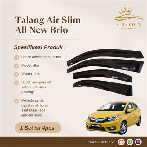 Jual Talang Air Mobil Honda Brio All New Brio Slim Pintu All New