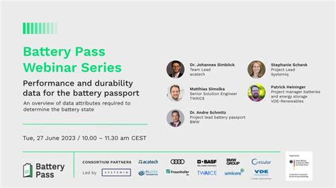 Battery Pass Content Guidance Webinar 4 Youtube