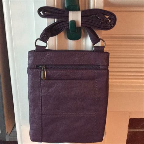 Maze Bags Maze Leather Purple Crossbody Bag Nwt Poshmark