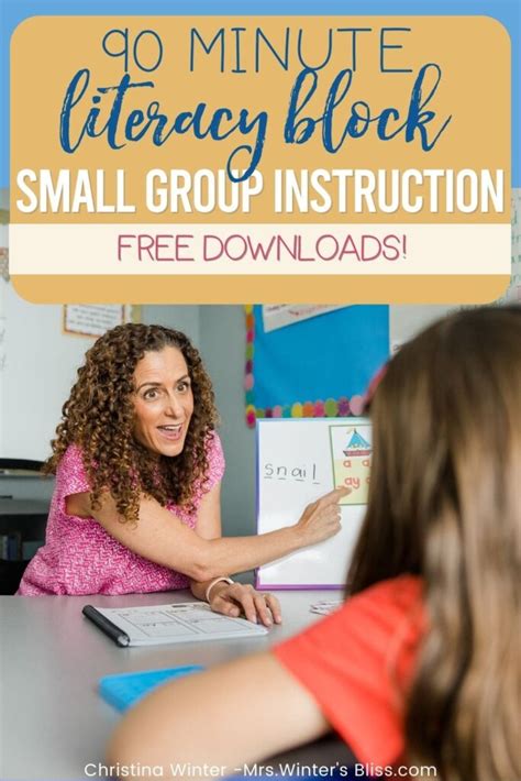 The Min Literacy Block Small Group Instruction Lead In Literacy