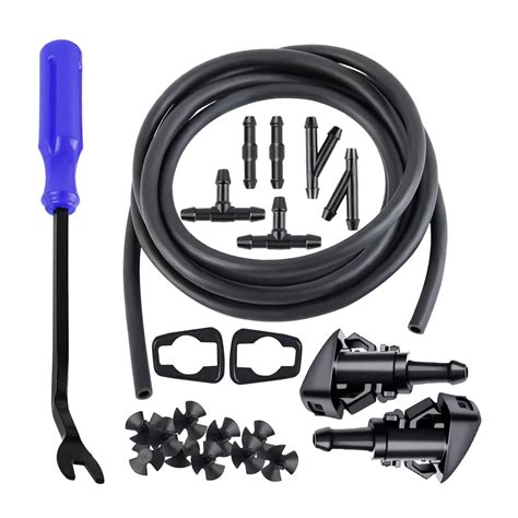 Snapklik Windshield Washer Hose Kit Pcs Set M Washer Fluid