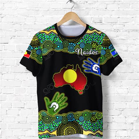 AIO Pride Naidoc Heal Country T Shirt Jacket Map Australia AIO Pride