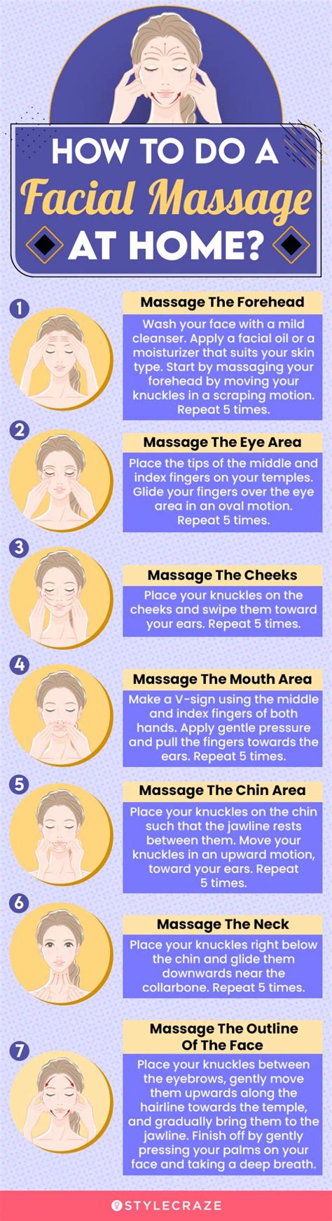 How To Do A Facial Massage At Home Simple Steps