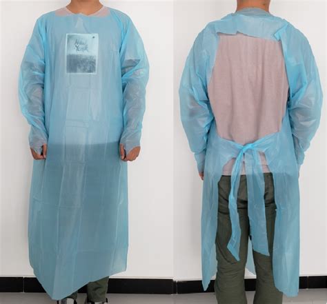 Cpe Disposable Plastic Apron With Sleeves Non Sterile Africa