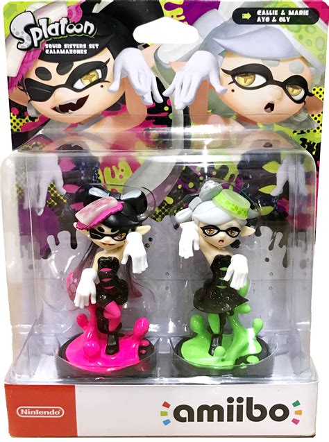 Amiibo Splatoon Squid Sisters Pack Callie And Marie For Wii U New