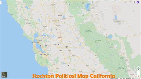 Stockton, California Map