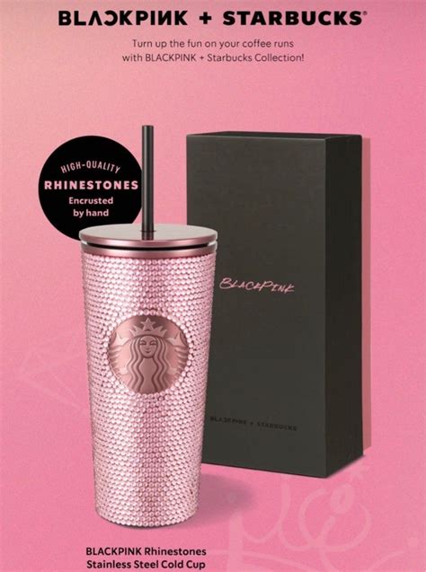 Starbucks Blackpink Rhinestone Tumbler On Carousell