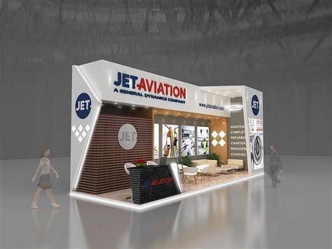 Exhibition Stand Design 9x3m Height 400 Cm 2 Side Open 3D Model 3D