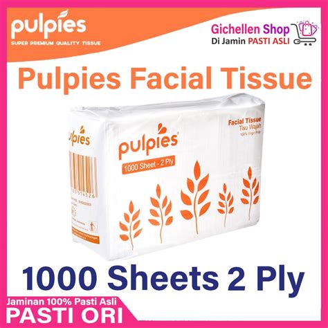 Jual Tisue Pulpies Facial Tissue Isi Lembar Sheet Shopee Indonesia