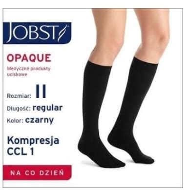 Podkolan Wki Uciskowe Jobst Opaque Ccl Czarny Rozmiar Ii Cena