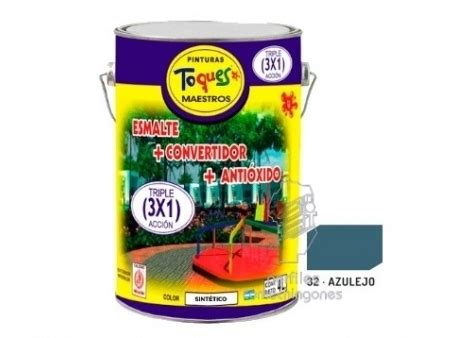 Esmalte Sint Tico Toques Maestros X Azulejo Lt Pinturer A