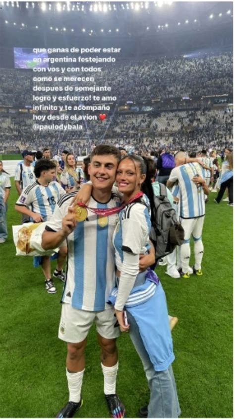 Por qué Oriana Sabatini no acompañó a Paulo Dybala en el festejo de la