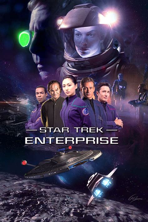 STAR TREK ENTERPRISE - Wall poster | Star trek poster, Star trek ...