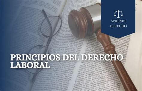 Principios Del Derecho Laboral Aprende Derecho