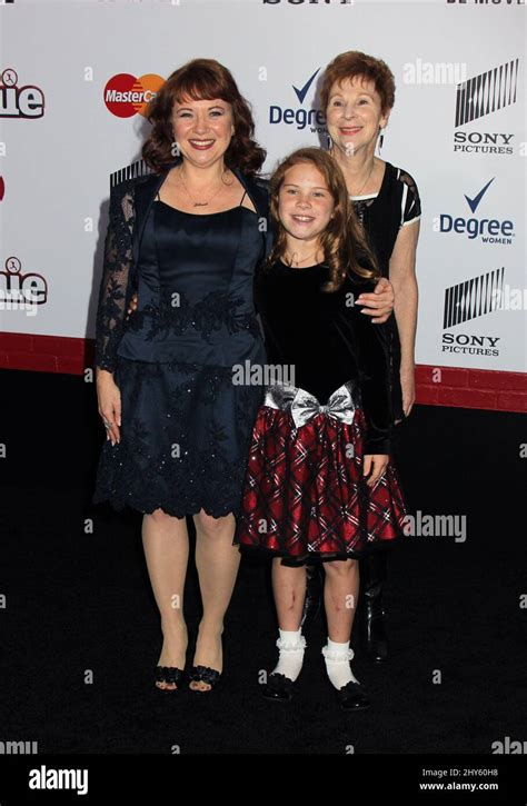 Aileen Quinn Attending The Annie Premiere Held At The Ziegfeld