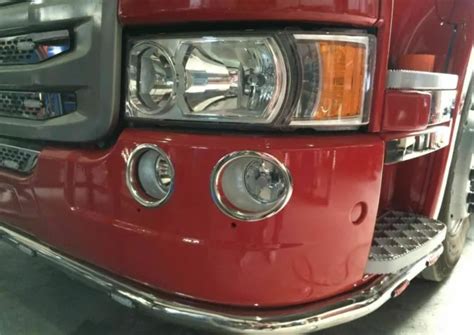 Scania G P Chrome Fog Lamp Ring Scania R New R Streamline Pcs S