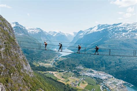 New Floating Ladder Climb at Loen Skylift Offers Epic Views of Norway