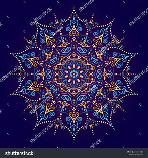 Mandala Vector Design Element Round Ornament Stock Vector Royalty Free