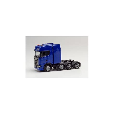 1 87 HERPA Scania CS HD Heavy Duty Rigid Tractor Ultramarine Blue