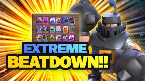 Crazy Beatdown Clash Royale Best Mega Deck With Elixir Golem Golem