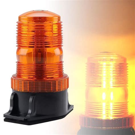 Led Amber Emergency Warning Strobe Light Beacon Flashing Forklift