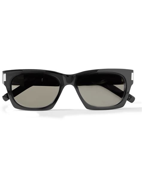 Saint Laurent Square Frame Acetate Sunglasses Black Saint Laurent