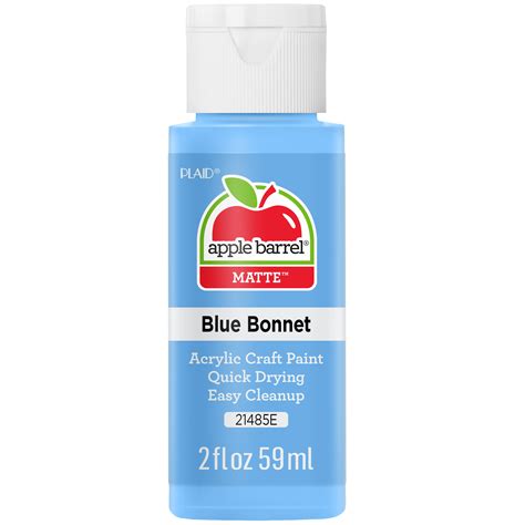 Apple Barrel Acrylic Craft Paint Matte Finish Blue Bonnet 2 Fl Oz