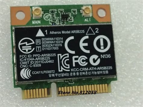 Ssea New For Atheros Ar B Wifi Bluetooth Half Mini Pci E