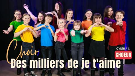 Des Milliers De Je T Aime Slimane Cover Chorale Cl E Vocal Juniors