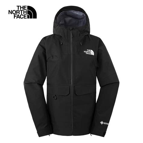 【the North Face 官方旗艦】北面女款黑色gore Tex防水透氣材質連帽衝鋒衣｜8akfjk3 外套 外套 Yahoo奇