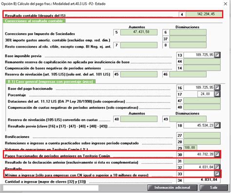 Modelo 202 Pq Casilla 33 Del Pago A Cuenta Art403 Aparece En Blanco