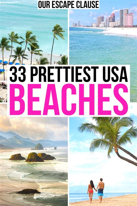 33 Best Beaches in the USA - Our Escape Clause | Beach vacation spots ...