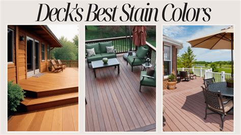 Top 8 - Finding Your Deck's Best Stain Color: Advice and Ideas