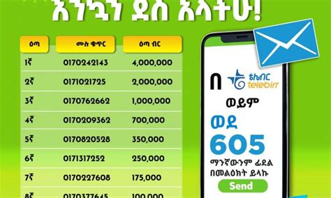 [January 2025] Admas Digital Lottery Winning Numbers Latest Ethiopian ...