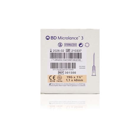 Bd Microlance Hypodermic Needle G Cream Mm Udani Chemist