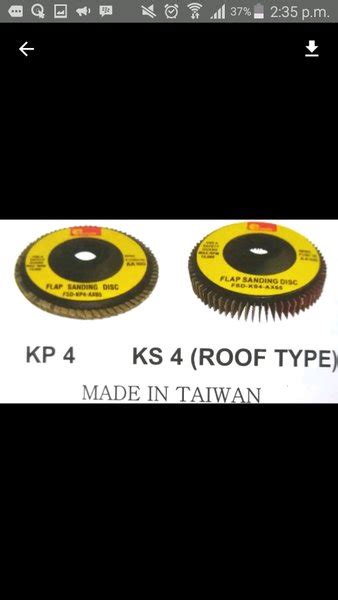 Jual Abrasive Flap Disc Size 100 X 16mm Grit 40 Kinik KP4 Di Lapak