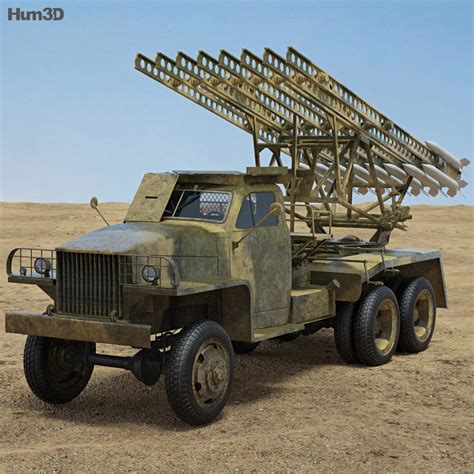 Katyusha Rocket Launcher 3D Model Download Military On, 59% OFF