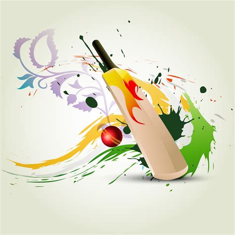 vector cricket bat 220064 Vector Art at Vecteezy