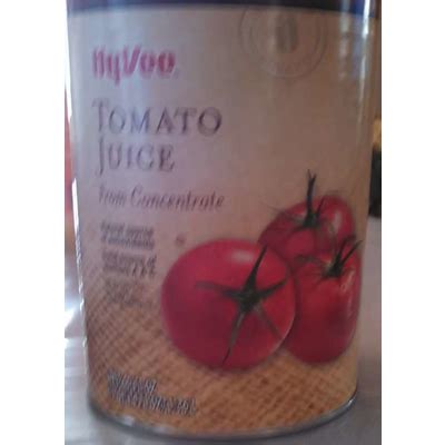 Top 50 most popular: tomato juice