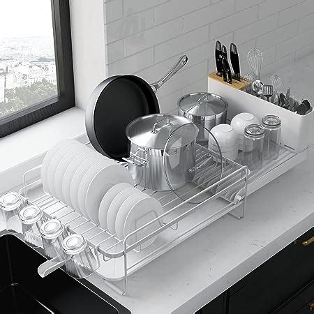 Amazon Kitsure Large Dish Drying Rack Extendable Dish Rack