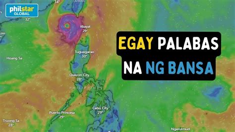 PAGASA Weather Update Bagyong Egay Palabas Na Ng PAR Ngayong Araw