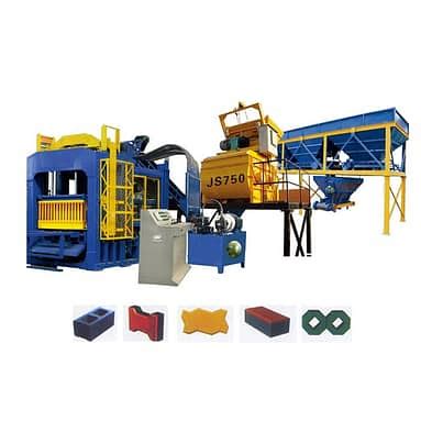 Qt Fully Automatic Concrete Block Moulding Machine Block Making