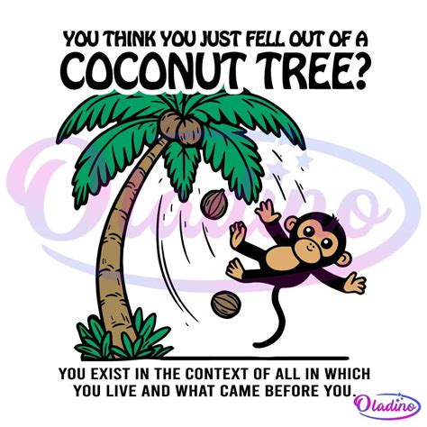 A Coconut Tree Monkey Meme Harris 2024 Svg