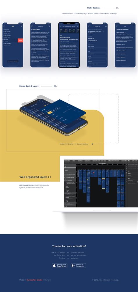 "AIX Connect" - Mobile app on Behance