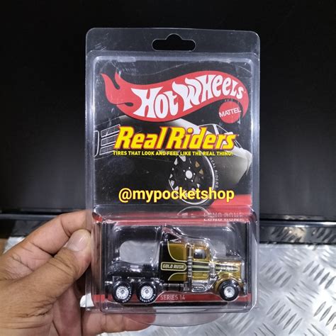 Hot Wheels LONG GONE TRUCK GOLD RUSH Spectraflame Gold Hotwheels RLC REAL RIDERS