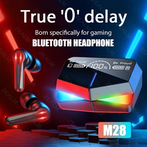 M Gaming Tws Bluetooth Earphones With Microphone Earbuds Wireless